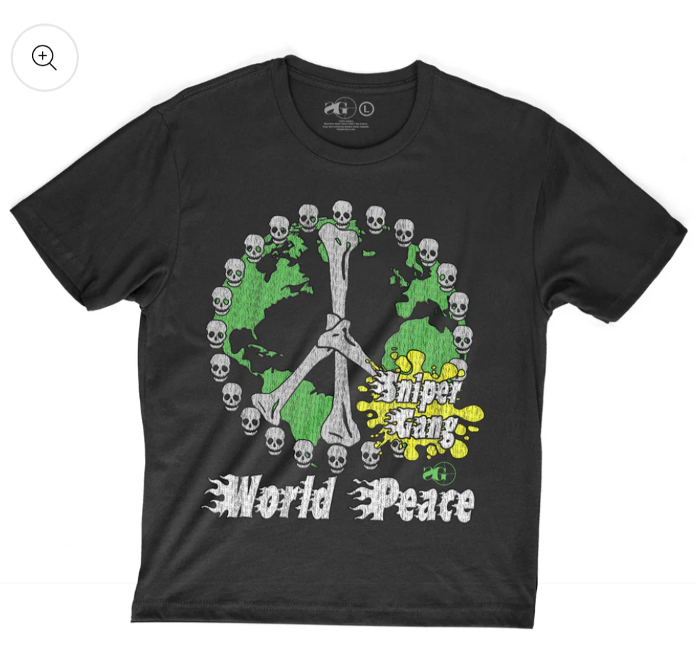 Sniper Gang- World Peace T- shirt