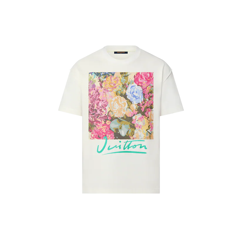 LV Flower Tapestry Print T-Shirt